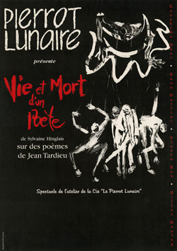 Affiche du spectacle: Mort et vie d'un poète.